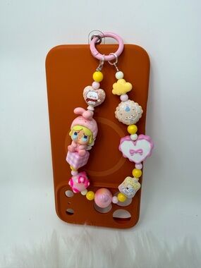 Handmade authentic crybaby PopBean phone charm